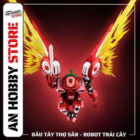 [TRẢ HÀNG] MÔ HÌNH LẮP RÁP DÂU TÂY THỢ SĂN BERRY HUNTER - ROBOT TRÁI CÂY