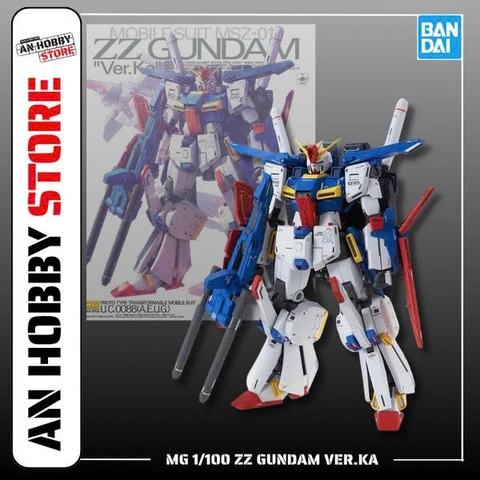 [HÀNG CÓ SẴN] BANDAI Mô hình lắp ráp MG 1/100 ZZ GUNDAM Ver.Ka