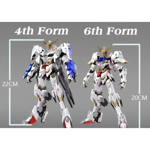 MÔ HÌNH LẮP RÁP MG Barbatos 8818 ver HiRM 2 form giáp 4th & 6th (tặng decal nước)