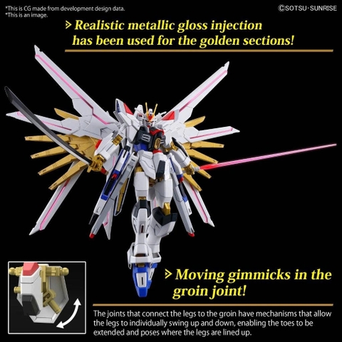 [HÀNG CÓ SẴN] BANDAI Mô hình lắp ráp HG 1/144 Mighty Strike Freedom Gundam