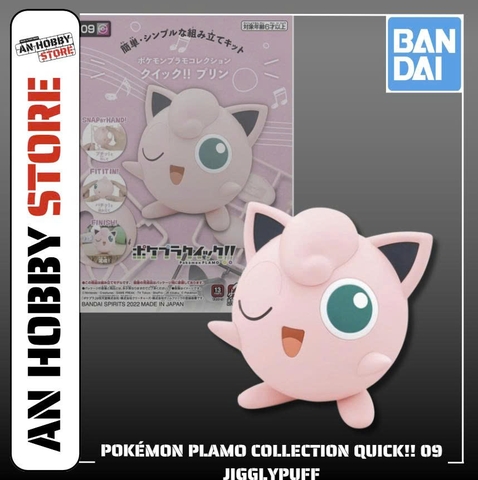 [HÀNG SẴN] BANDAI MÔ HÌNH LẮP RÁP Pokémon PLAMO COLLECTION QUICK!! 09 JIGGLYPUFF