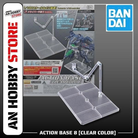 MÔ HÌNH LẮP RÁP PHỤ KIỆN ACTION BASE 8 [CLEAR COLOR]