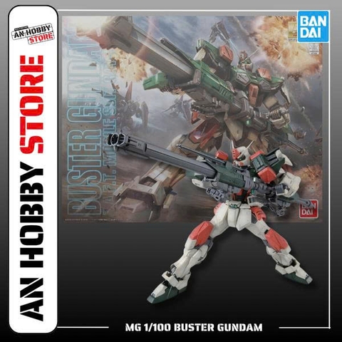 [HÀNG CÓ SẴN] BANDAI Bộ lắp ráp Gunpla SEED MG 1/100 BUSTER GUNDAM