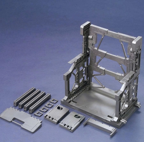 [HÀNG SẴN] BANDAI PHỤ KIỆN MÔ HÌNH BUILDERS PARTS SYSTEM BASE 001 (GUN METALLIC)
