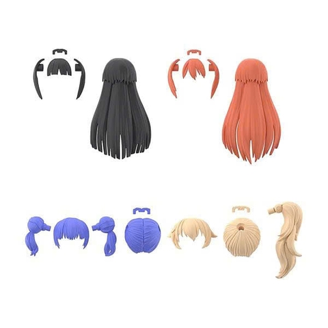 [HÀNG SẴN] BANDAI PHỤ KIỆN MÔ HÌNH 30MS OPTION HAIR STYLE PARTS Vol.3 ALL 4 TYPES