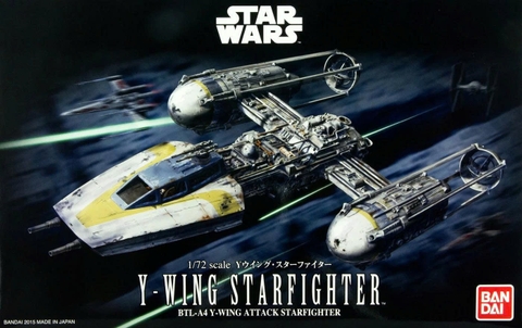 [HÀNG SẴN] BANDAI MÔ HÌNH LẮP RÁP 1/72 Y-WING STARFIGHTER CHÍNH HÃNG