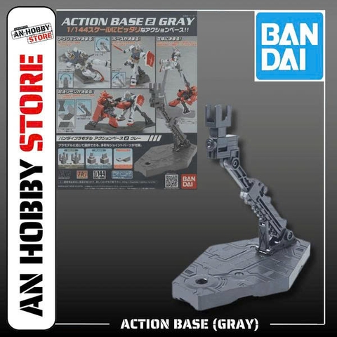 [HÀNG CÓ SẴN] BANDAI MÔ HÌNH LẮP RÁP ACTION BASE (GRAY)