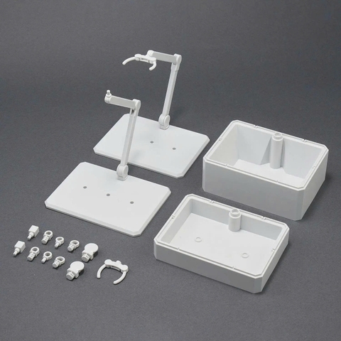 [HÀNG SẴN] BANDAI ĐẾ DỰNG ACTION BASE 7 & OPTION BOX [WHITE] CHÍNH HÃNG