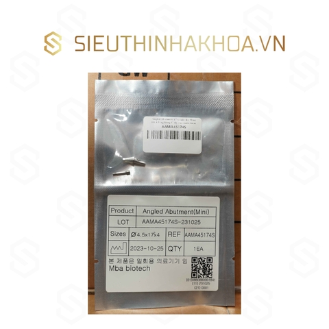 Angled Abutment 17 Grade For Mini