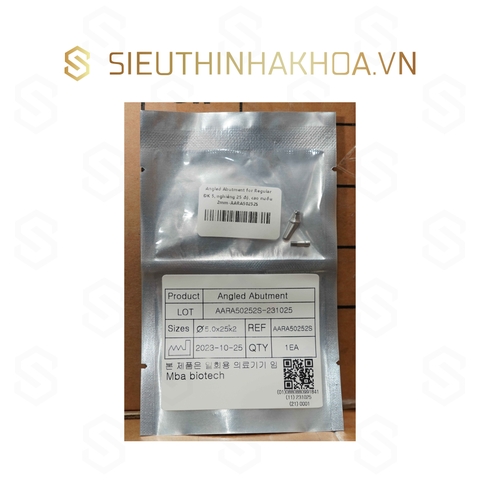 Angled Abutment for Regular