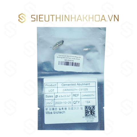 Cemented Abutment Regular