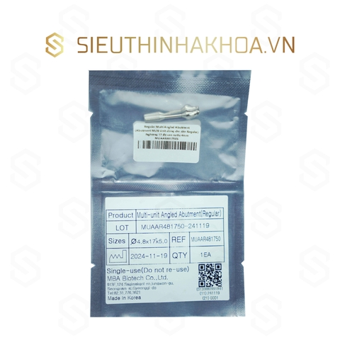 Regular Multi Angled Abutment (Abutment Multi Unit Dùng Cho Size Regular)