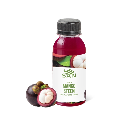SYRUP MĂNG CỤT Chai 100ml (Trái Cây Tự Nhiên - Hương Thơm, Màu Sắc Nổi Bật)