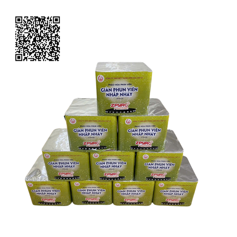 Giàn phun viên nhấp nháy 2024 - xanh