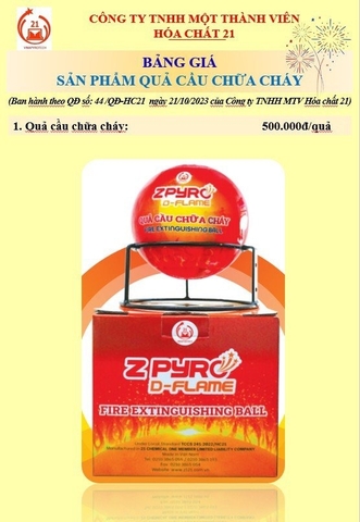 Quả cầu chữa cháy Z PYRO D-Flame