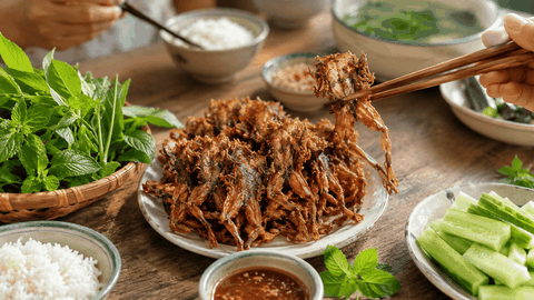 Khô Ếch Đồng Miền Tây – Cay Thơm, Giòn Dai Và Đậm Đà