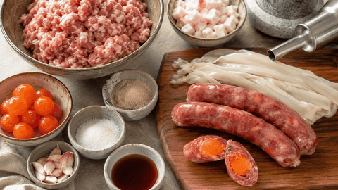 Lạp Xưởng Trứng Muối – Vị Béo Bùi Hòa Quyện Cùng Hương Mai Quế Lộ