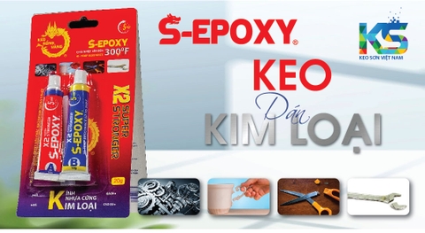 Keo 2 Thành Phần S-Epoxy Rồng Vàng | Keo dán siêu chắc, chịu nhiệt, bền bỉ