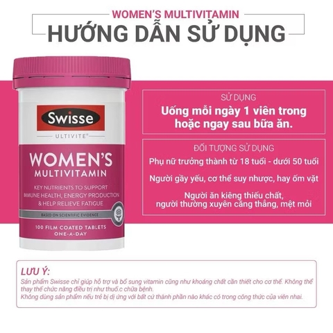 [TPCN] Swisse Women's Multivitamin 60V sale