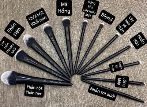 Set cọ 12 cây Missie by Celin #đen SALE