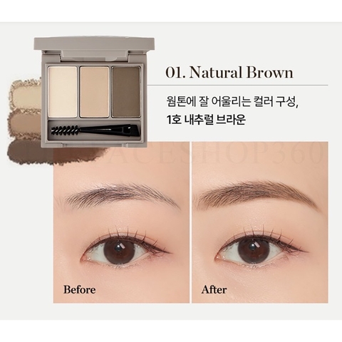 Bột tán mày TFS #01 Natural Brown