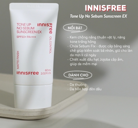 KCN Innisfree Tone Up Nosebum 60ml