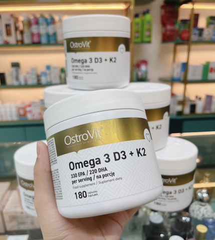 [TPCN] Omega3 D3+K2 OstroVit 180V sale