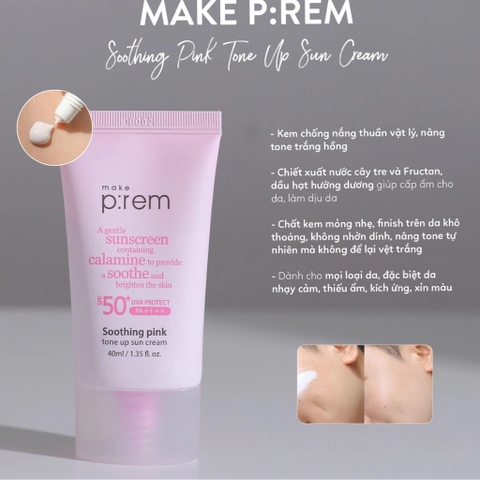 KCN Make P:rem #hồng 40ml sale