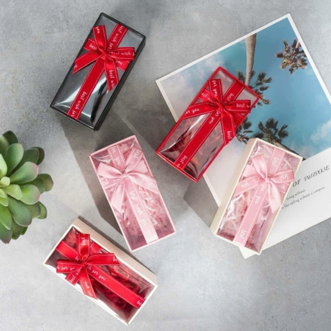 Hộp nơ bé chữ nhật