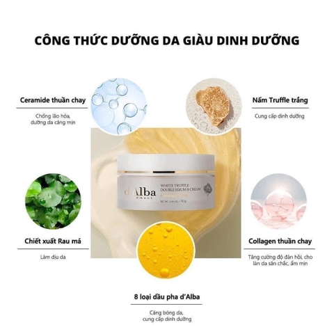 Kem dưỡng 2in1 Dalba 70g ord