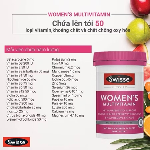 [TPCN] Swisse Women's Multivitamin 60V sale