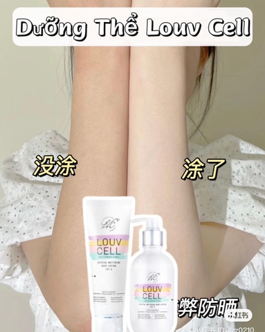 Dưỡng thể nâng tone body Louvcell 250ml