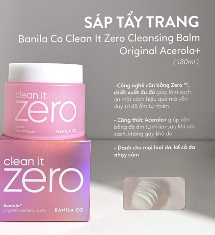 Tẩy trang sáp Banila 100ml