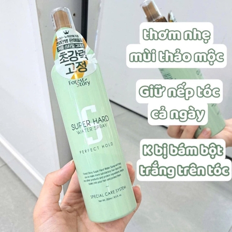 Xịt giữ nếp tóc Forest 252ml sale