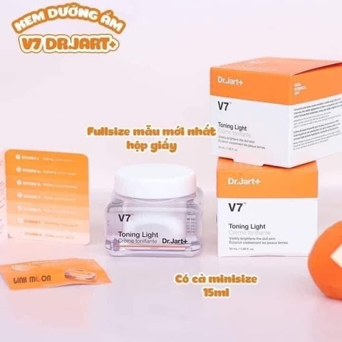 Kem dưỡng V7 Toning Bright Dr.jart+ 50ml k giảm