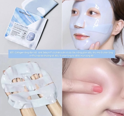 Mask MediAnswer Pore Collagen lẻ miếng