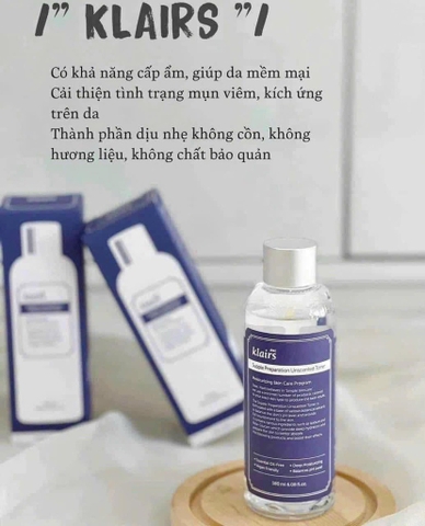 Toner Klairs không mùi 180ml sale