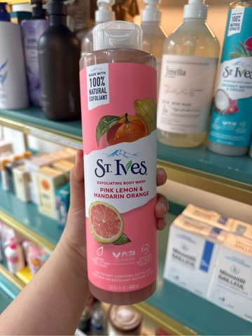 Sữa tắm St.Ives 650ml #Pink Lemon