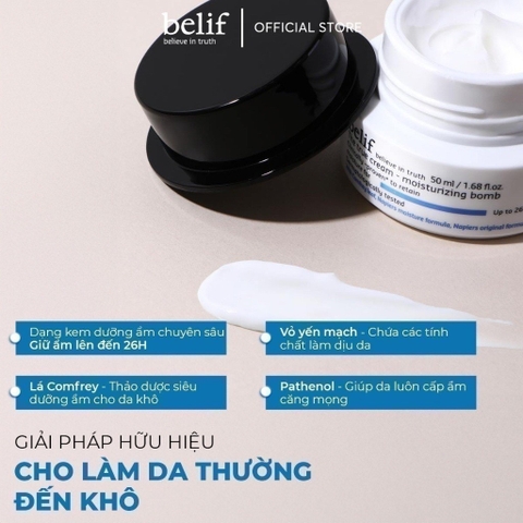 Set kem dưỡng Belif #Moisturizing Bomb ord