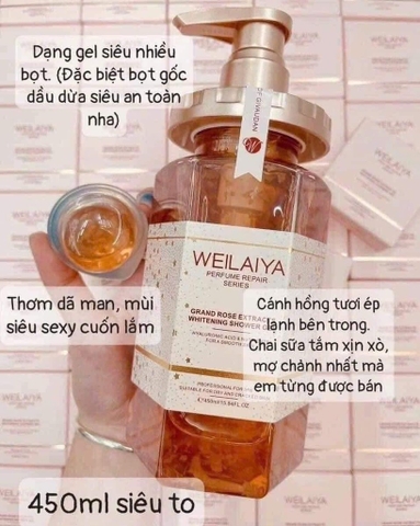 Sữa tắm Weilaiya #Rose 450ml