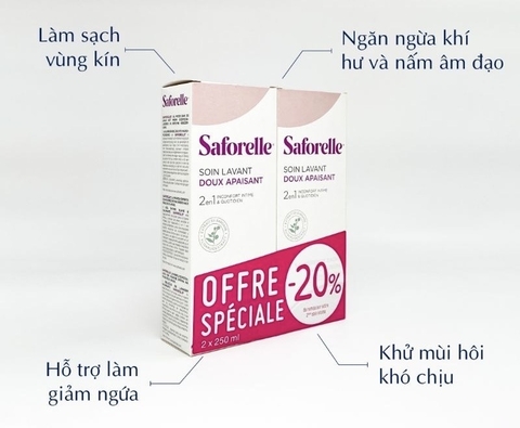 DDVS Saforelle Soin lavant 250ml