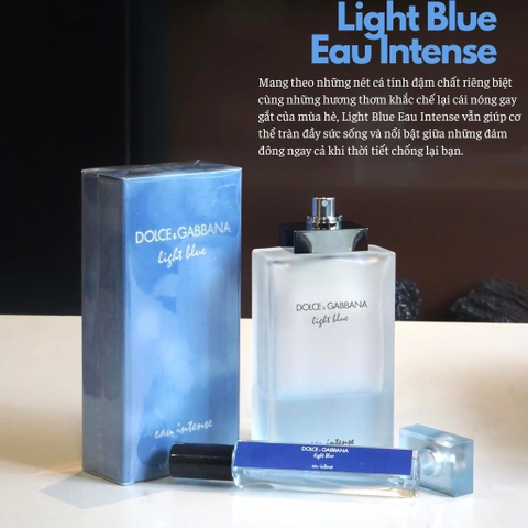 Nước hoa D&G Light Blue Eau Intense chiết 10ml