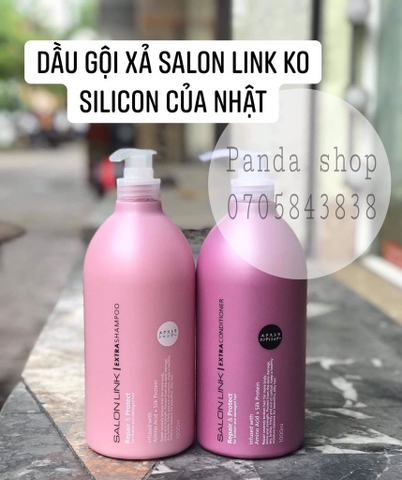 Set gội xả Salon Link (hồng) 1000ml sale