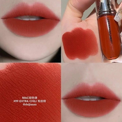 Son kem MAC Locked Kiss #99 Extra Chili