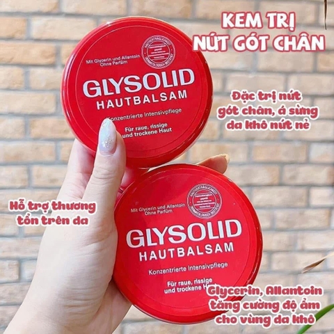 kem nứt gót glysoild