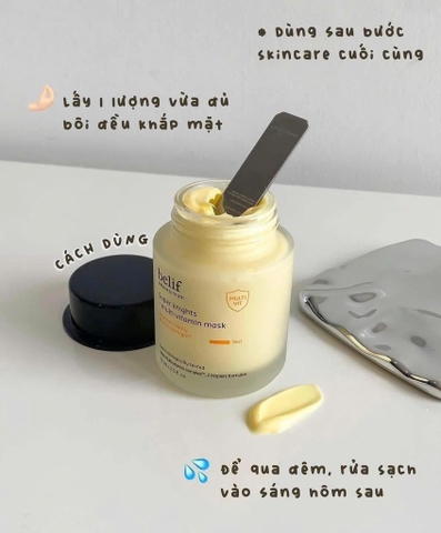 Mask ngủ Belif 75ml