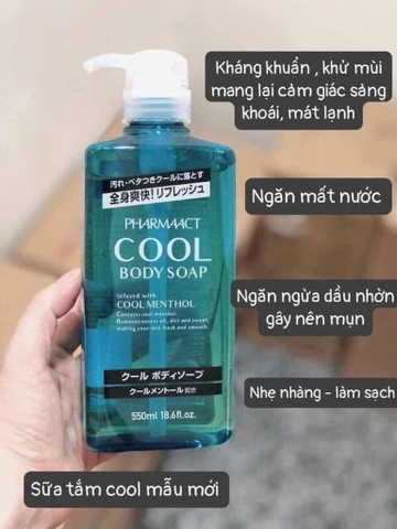 sữa tắm COOL 600ml
