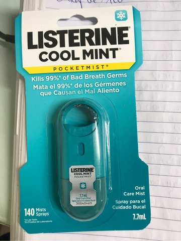 Xịt thơm miệng listerine