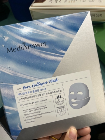 Mask MediAnswer Pore Collagen (Xanh) hộp 5m sale