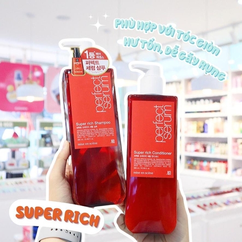 Set Gội + Xả Missen Perfect đỏ